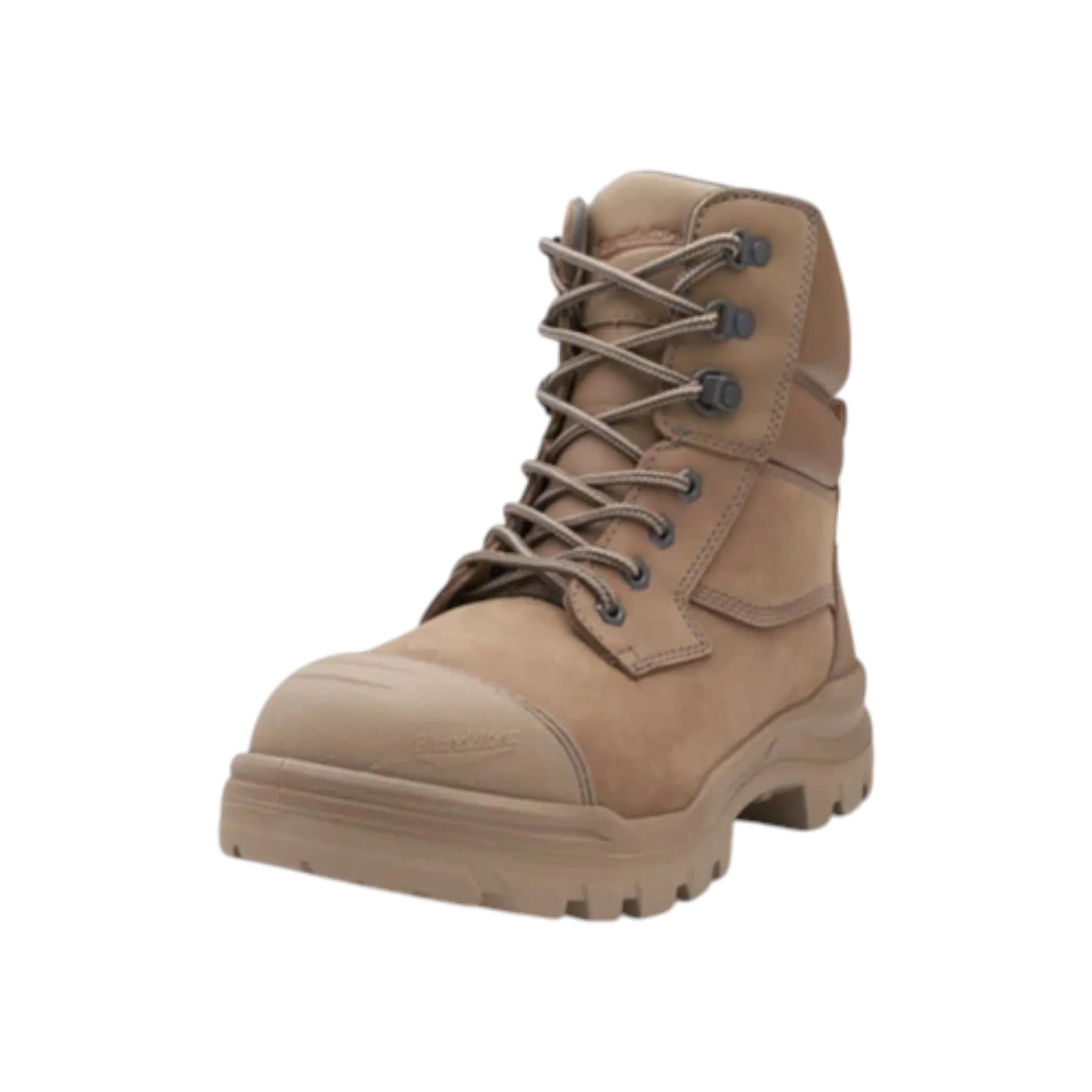 8063 Blundstone RotoFlex Steel Zip Sided Safety Boot Stone