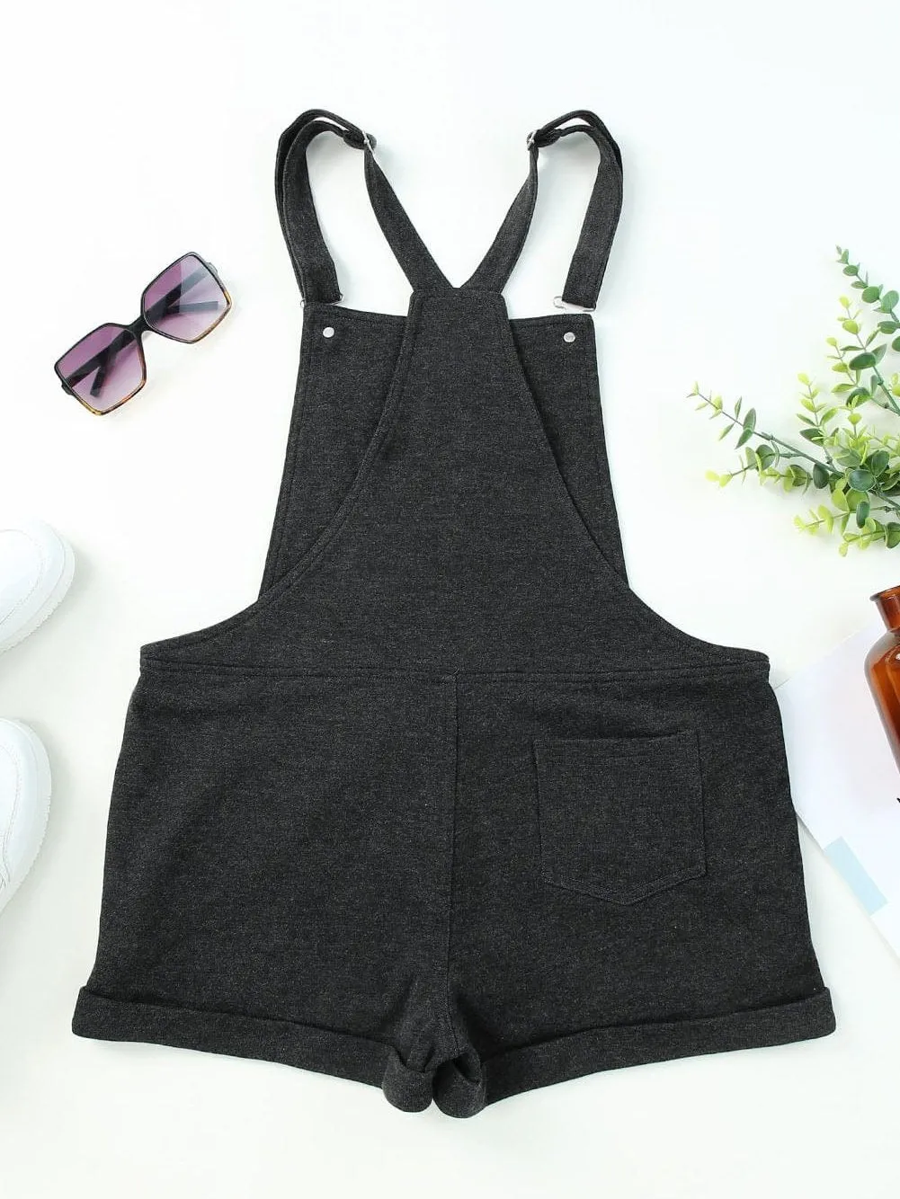 Adjustable Strap Denim Overall