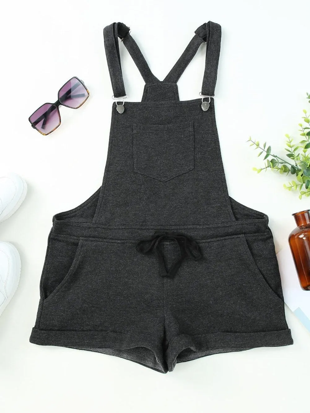 Adjustable Strap Denim Overall