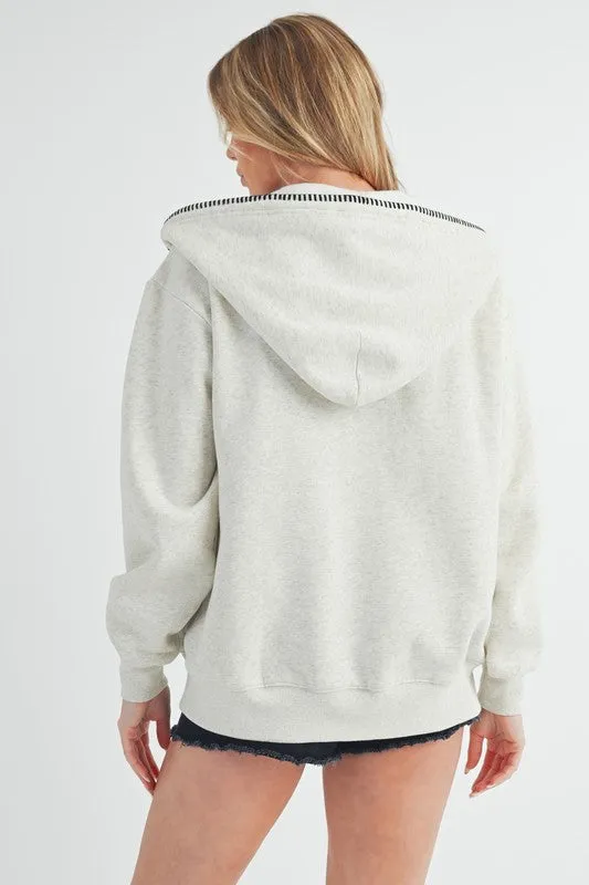 Aemi   Co Noel Full Zip Hoodie Jacket