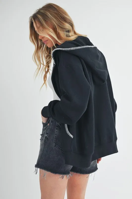Aemi   Co Noel Full Zip Hoodie Jacket
