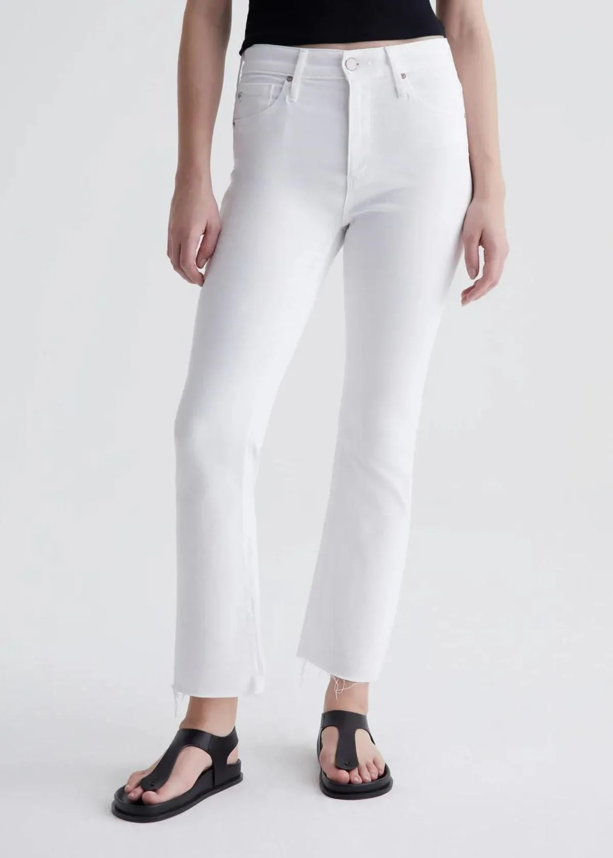 AG Farrah Boot Crop Jean - Modern White