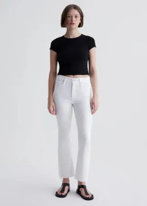 AG Farrah Boot Crop Jean - Modern White