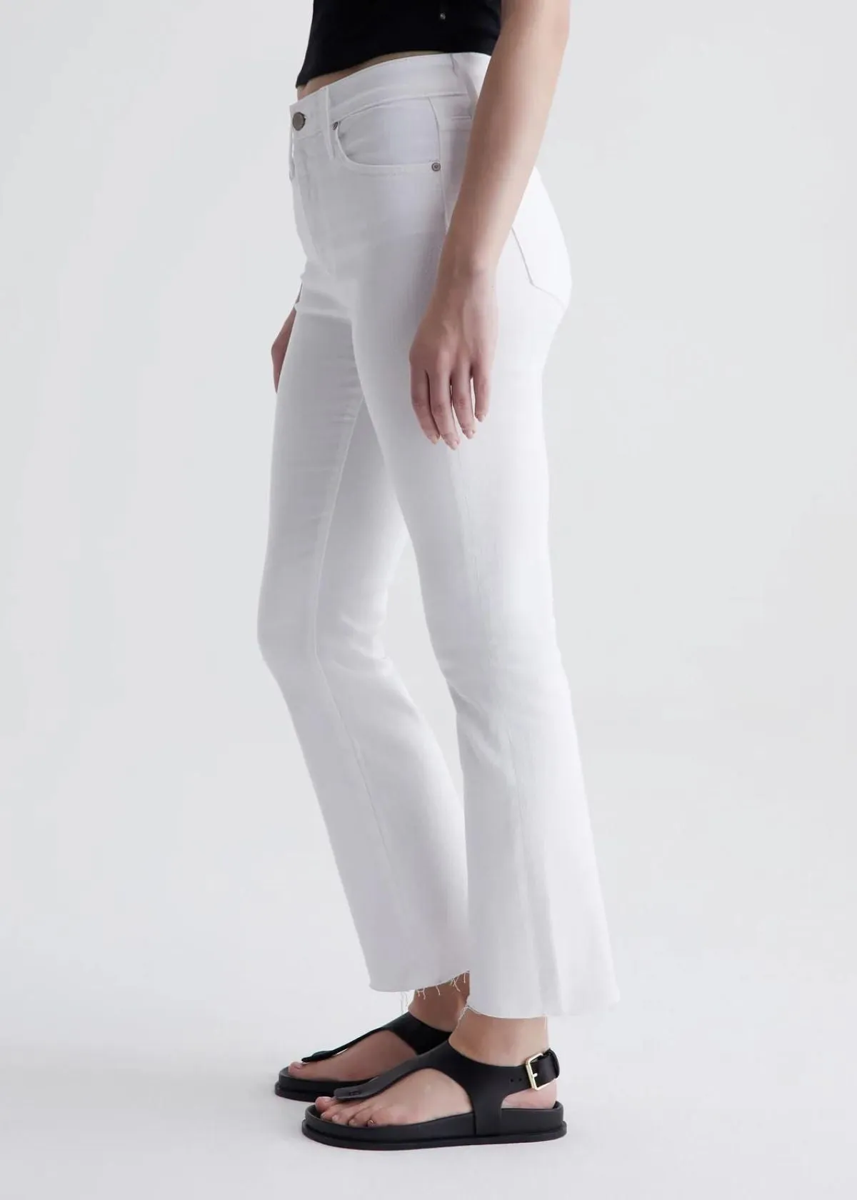 AG Farrah Boot Crop Jean - Modern White