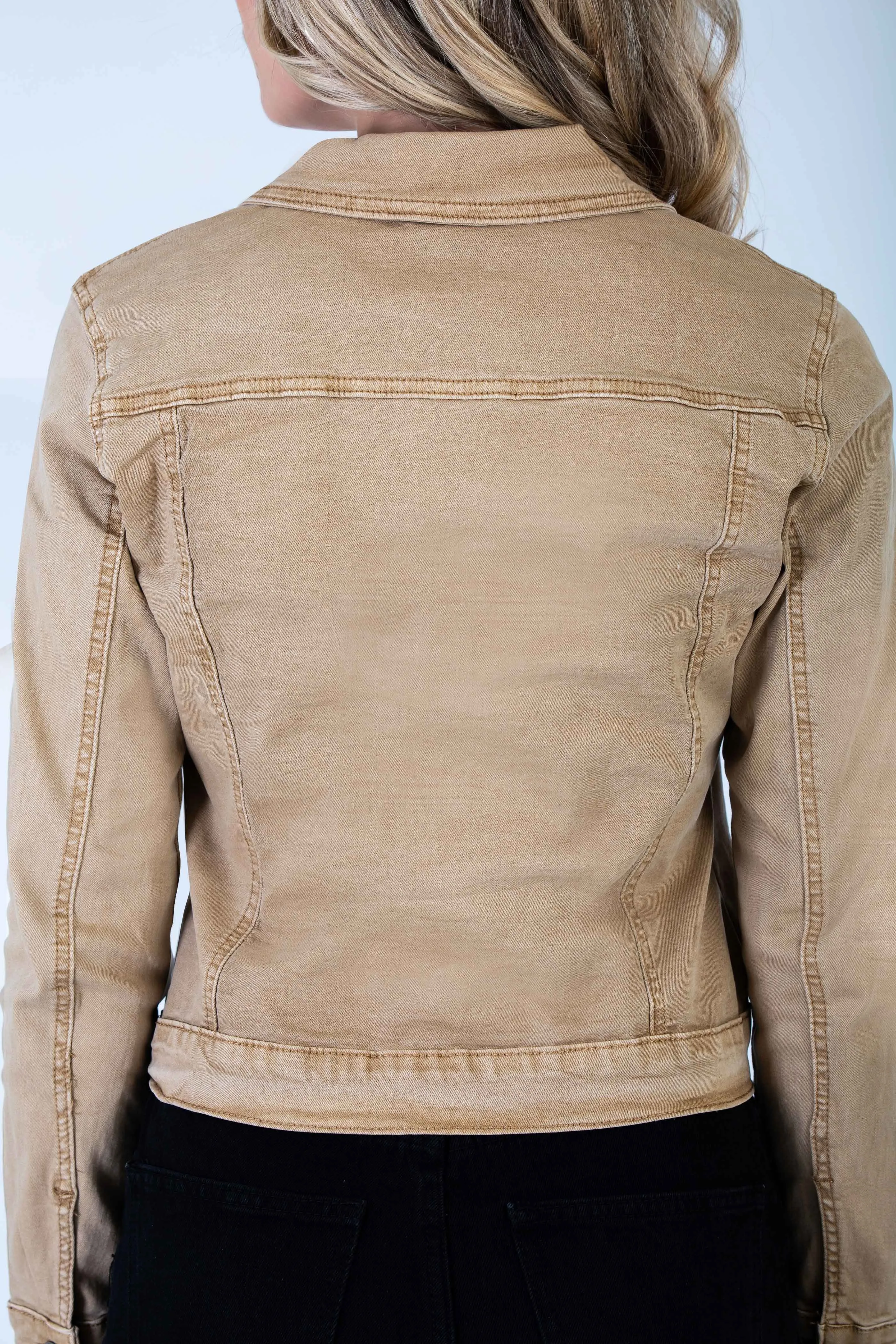 Beige Denim Jacket