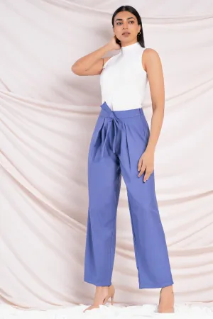 Blue Wide Leg Pant