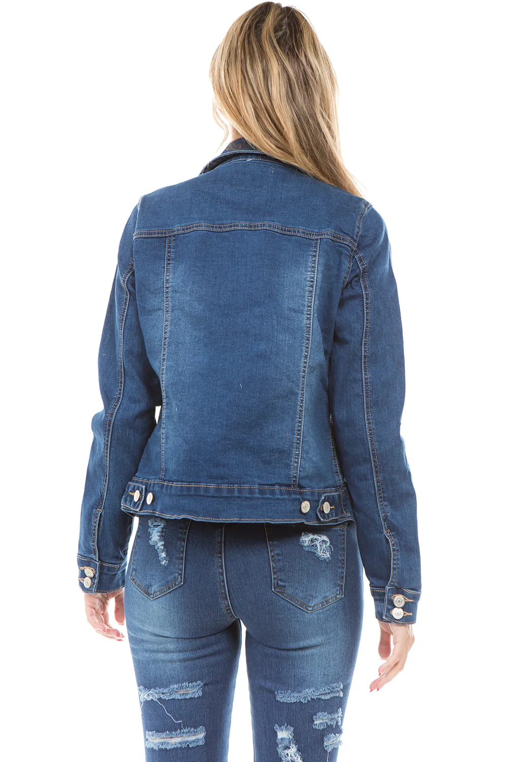 Boyfriend Premium Denim Jackets Long Sleeve Jean Coats (JACKET-WA18)