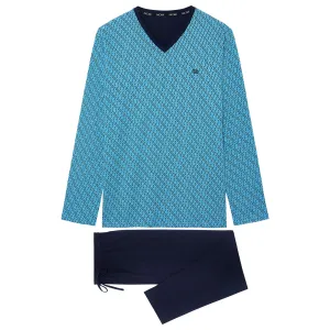 Cameron Long Sleepwear Set | Blue Print 402740-I0bi