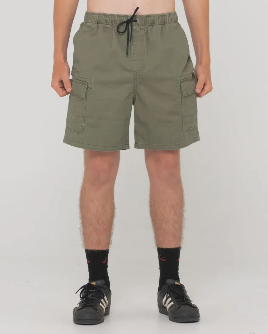 Camper Cargo Elastic Short - Army