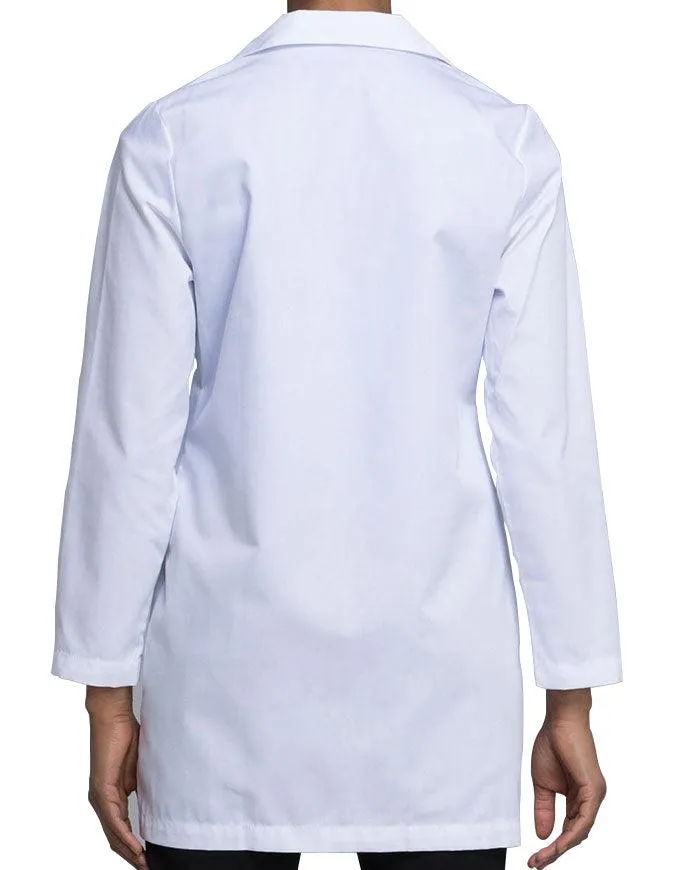 Cherokee 32 Inch Women's Multiple Pockets White Lab Coat