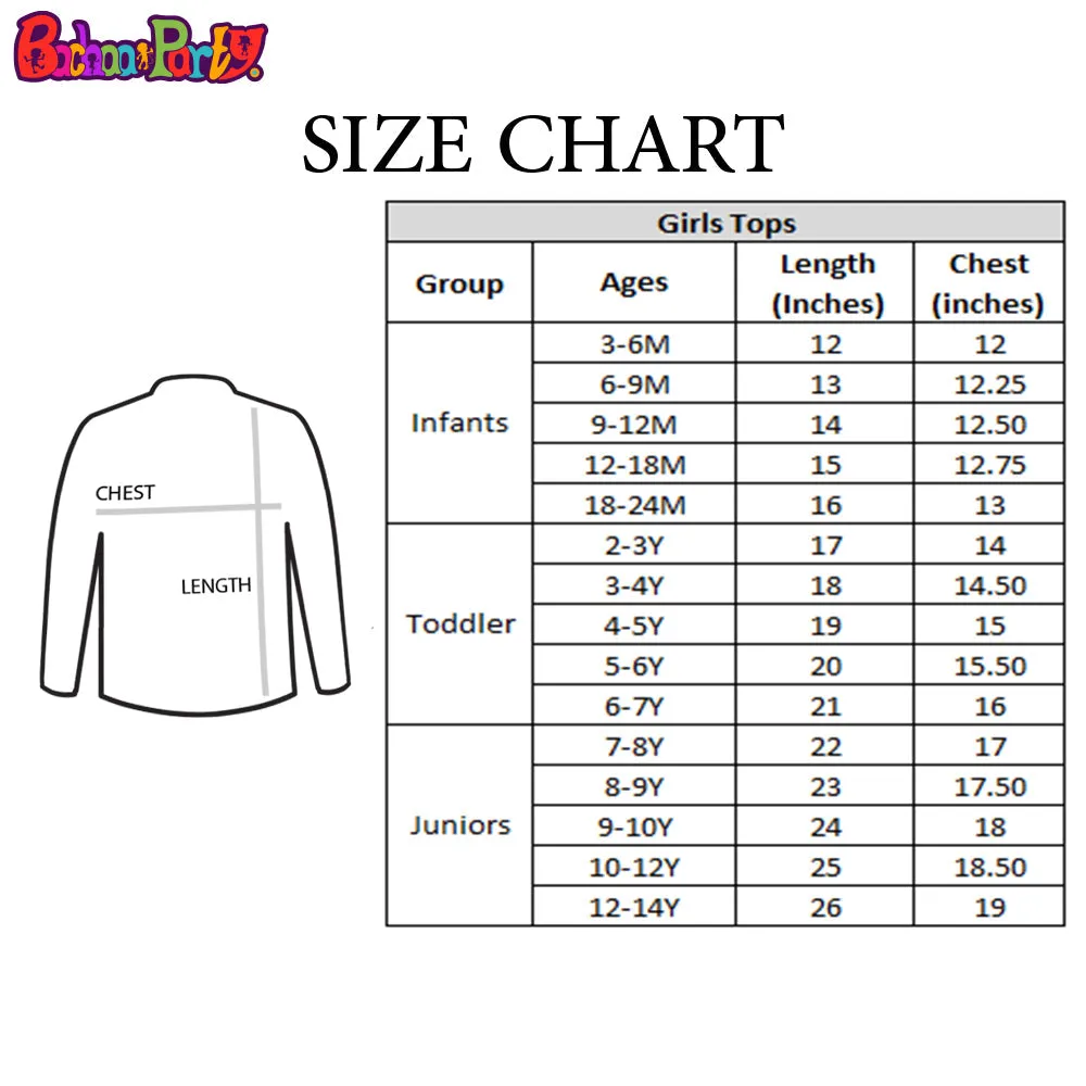 Chicken Embroidered Top For Girls - Sky Blue