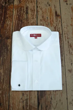 Colin Ross Penny Collar White Shirt