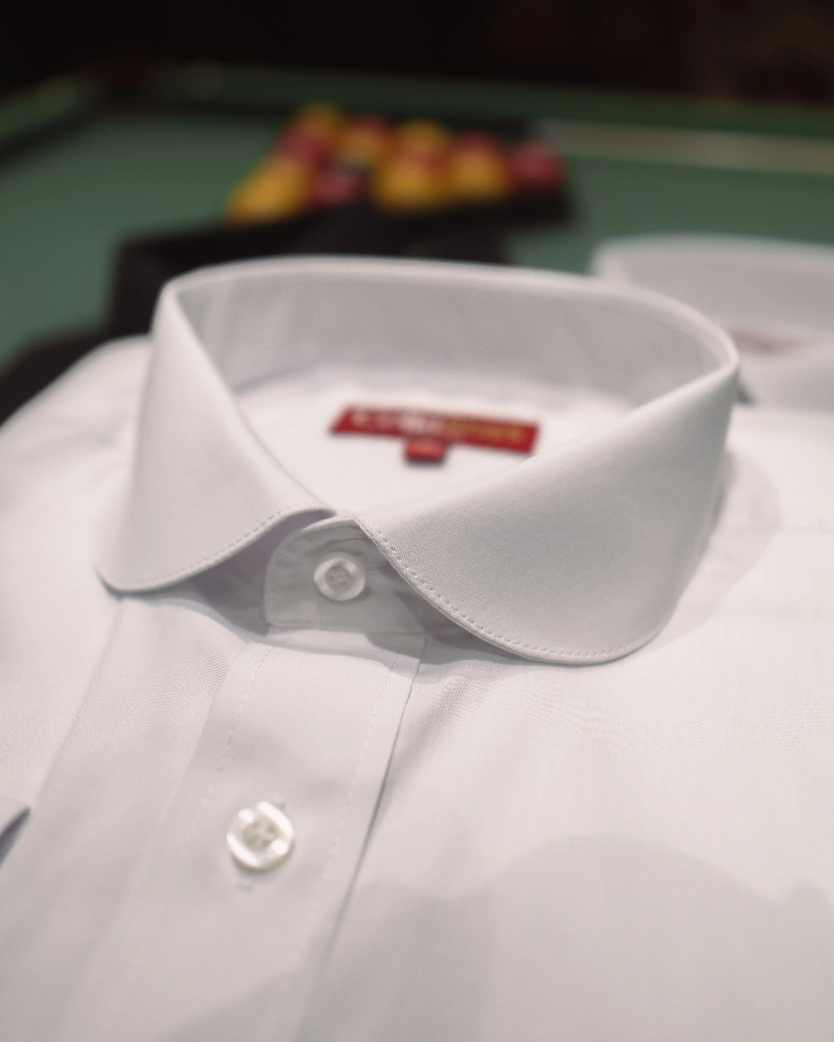 Colin Ross Penny Collar White Shirt