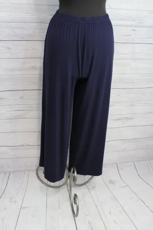 Cut Loose Rayon Jersey - Cropped Pants