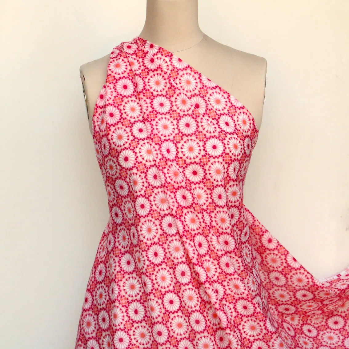 Daisy Club Pink Cotton Voile