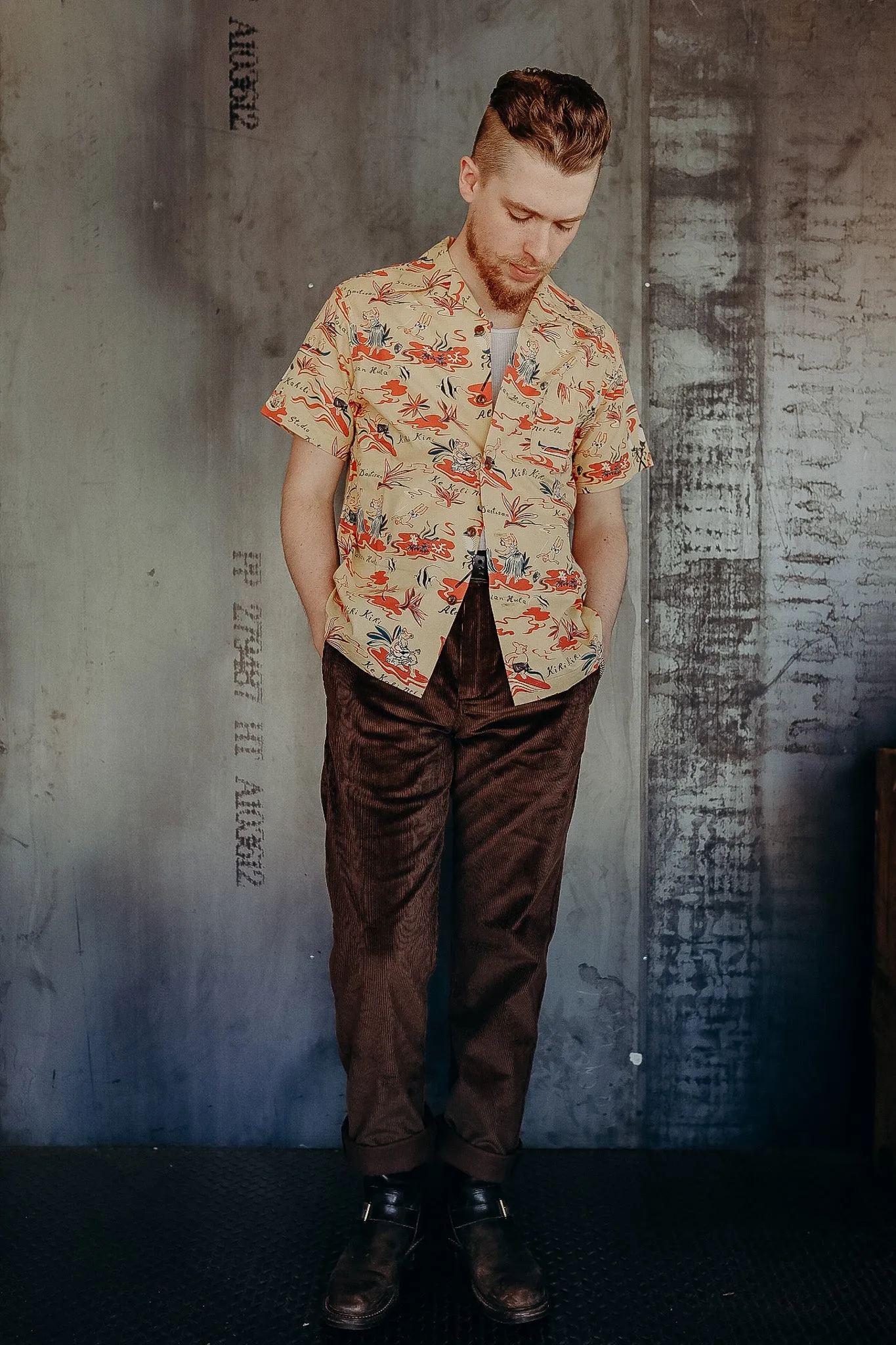 Deck Pant- Choclolate Cord