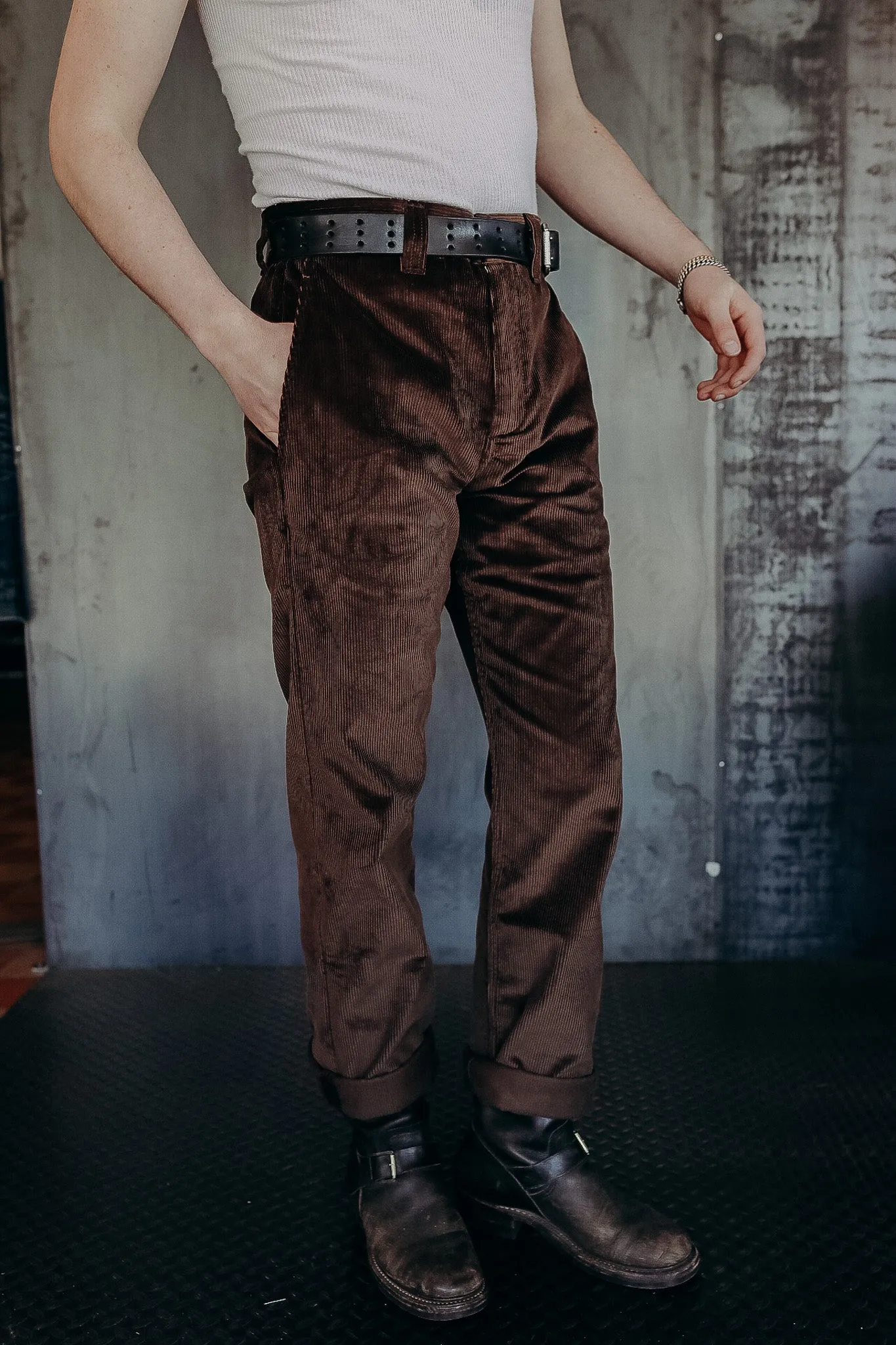 Deck Pant- Choclolate Cord
