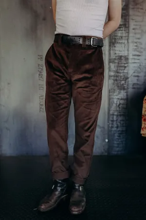 Deck Pant- Choclolate Cord
