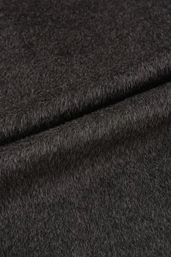 Deneb Long Coat in Alpaca Wool