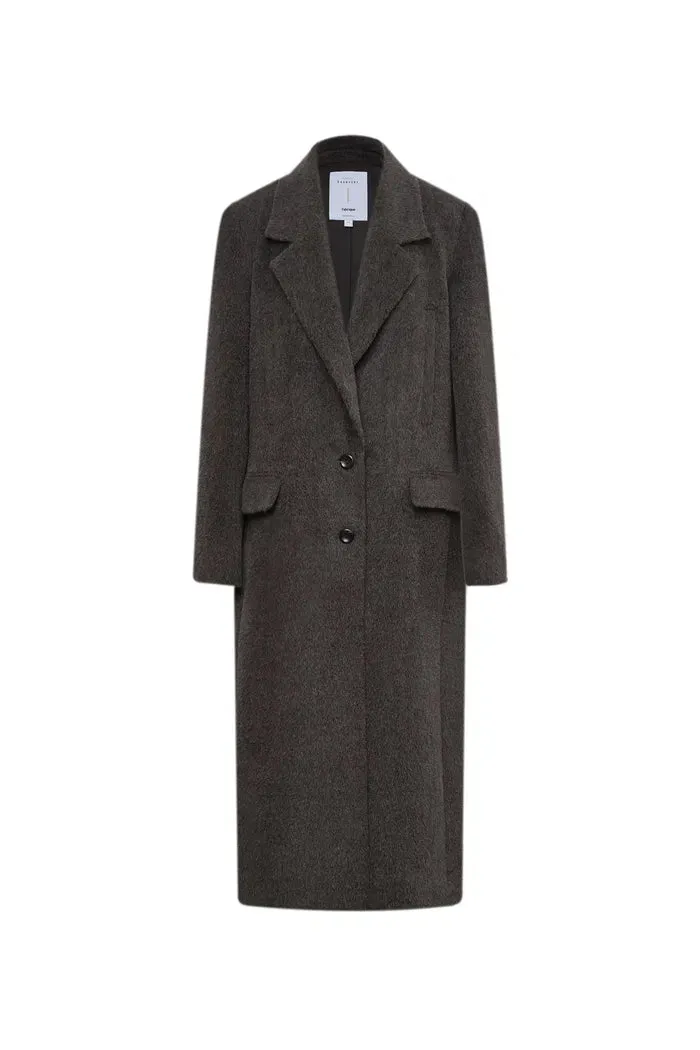 Deneb Long Coat in Alpaca Wool