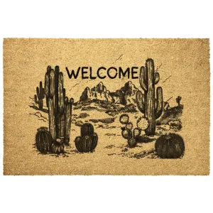 Door Mat Desert Scene Welcome Mat Outdoor Heavy Duty