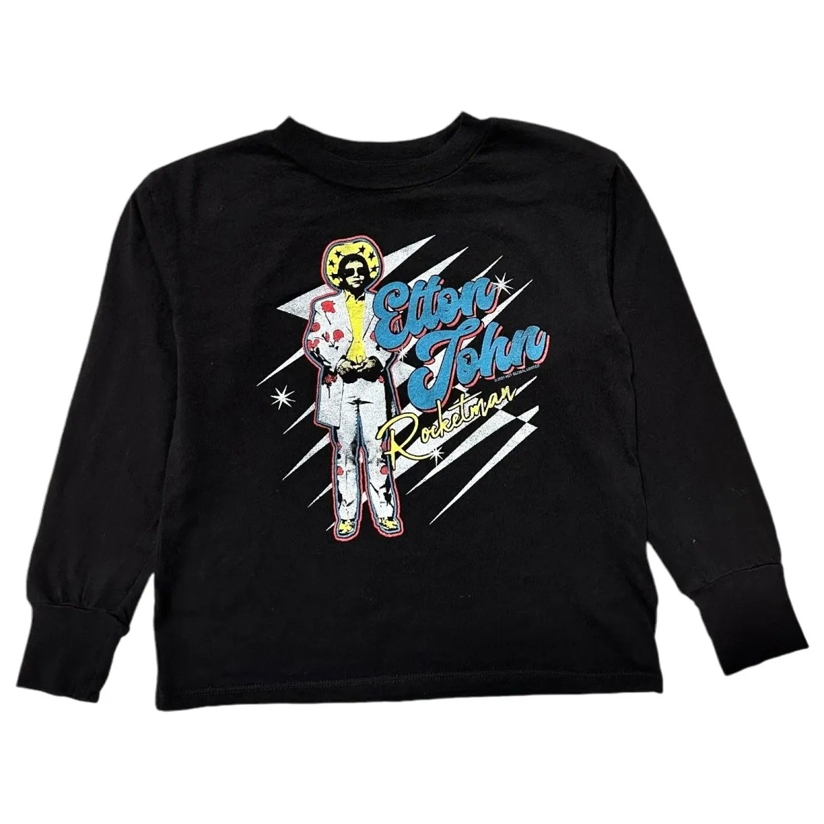 ELTON JOHN ROCKET MAN LONG SLEEVE TSHIRT