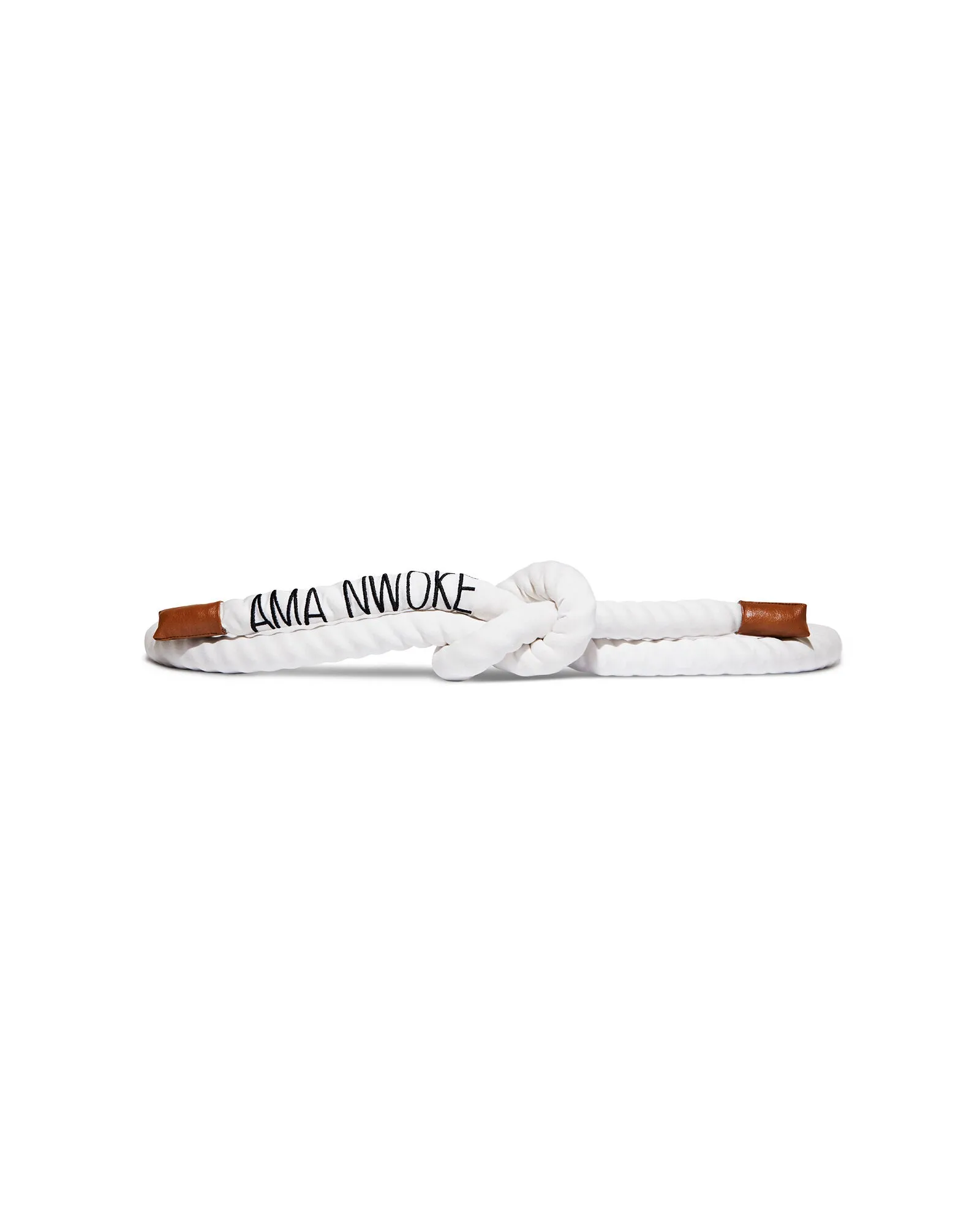 Embroidered Rope Belt