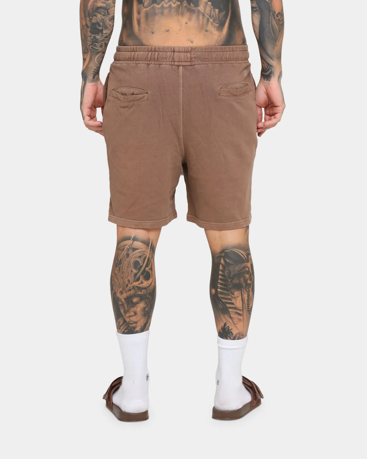 EN ES Cozy Premium Shorts Washed Brown