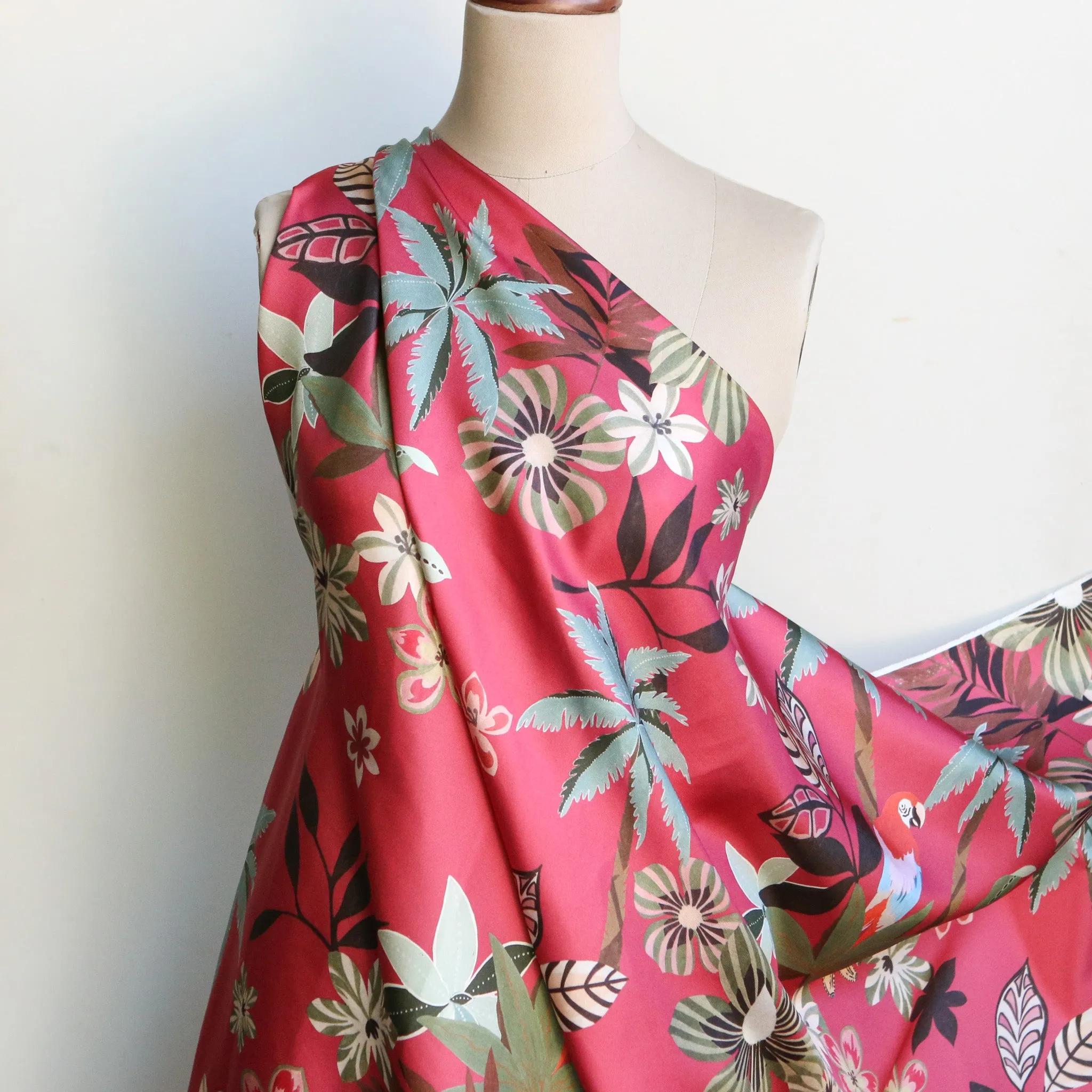 Exotic Fauna Silk Twill
