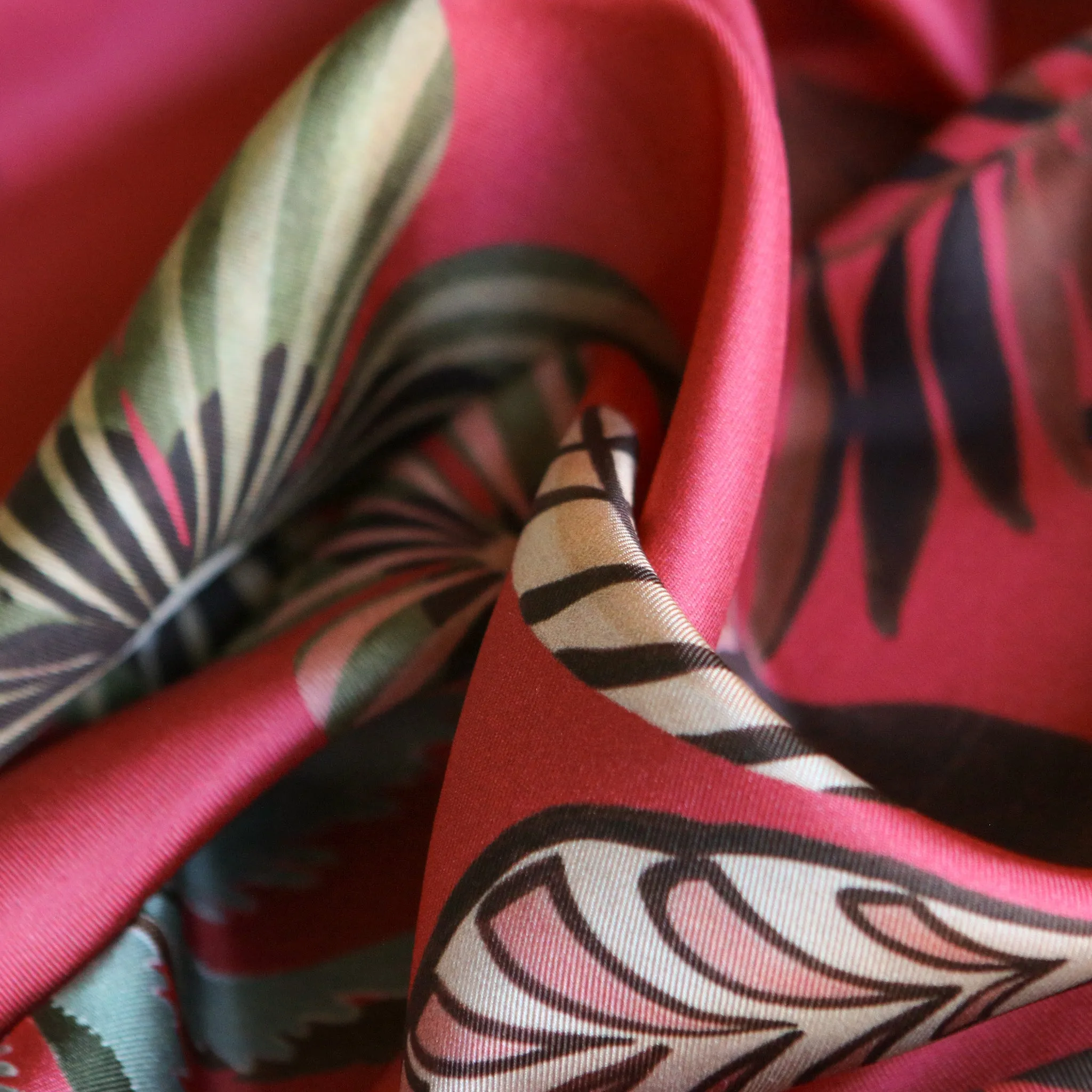 Exotic Fauna Silk Twill