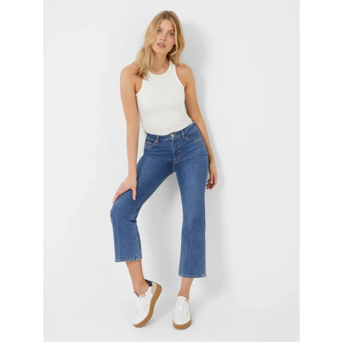 French Connection Kalypso Comfort Stretch Denim Kick Flare Jeans 74TAL