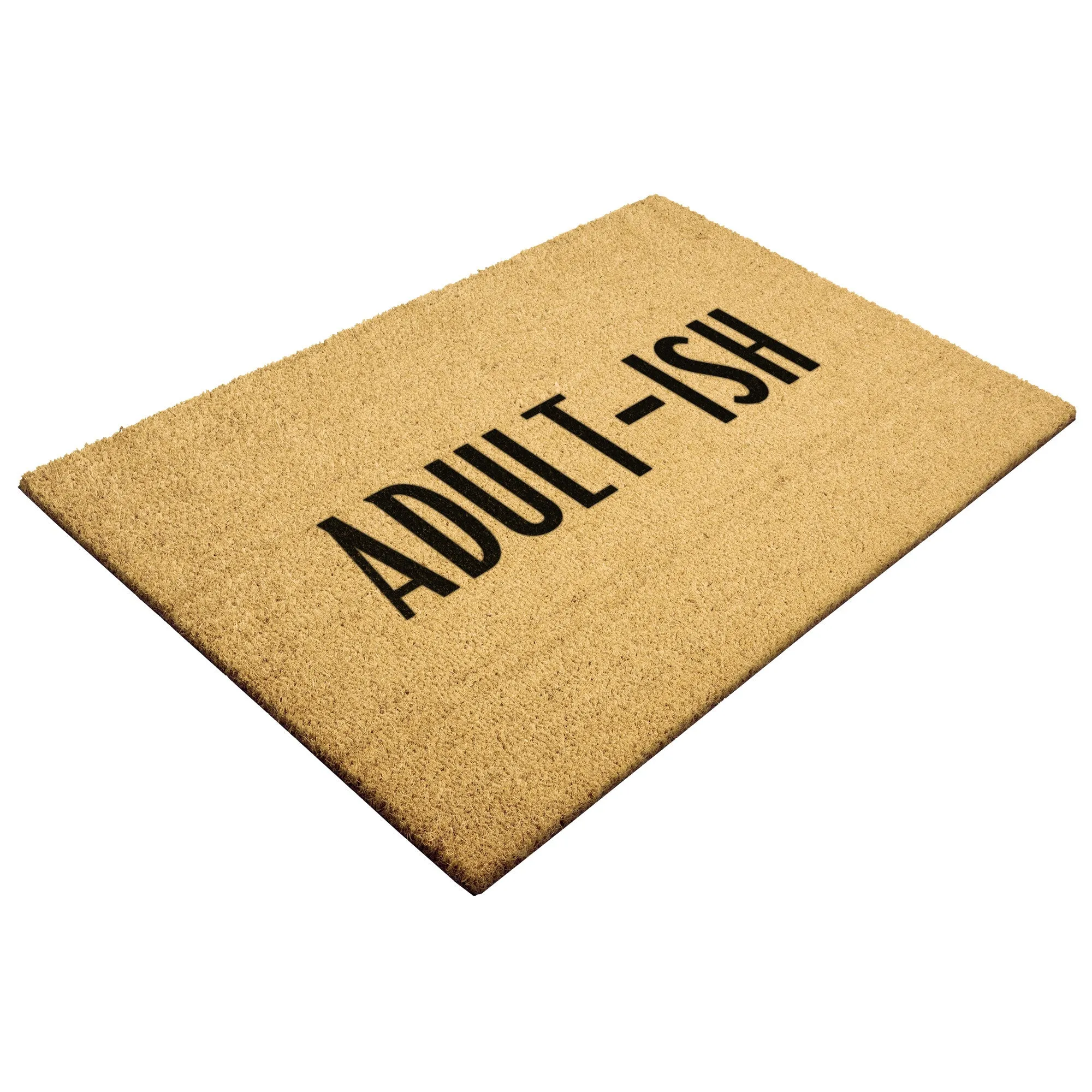 Funny Welcome Mat, Adult-ish Heavy Duty Coir Mat
