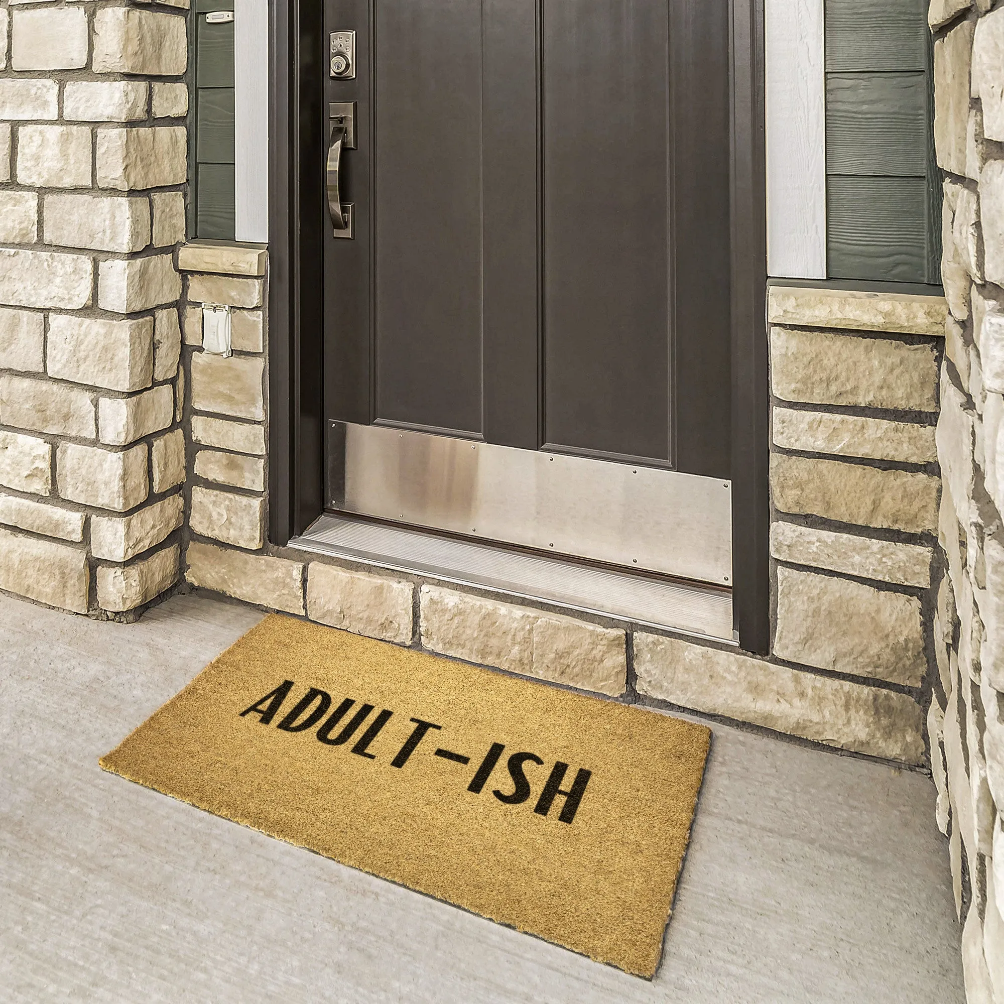 Funny Welcome Mat, Adult-ish Heavy Duty Coir Mat