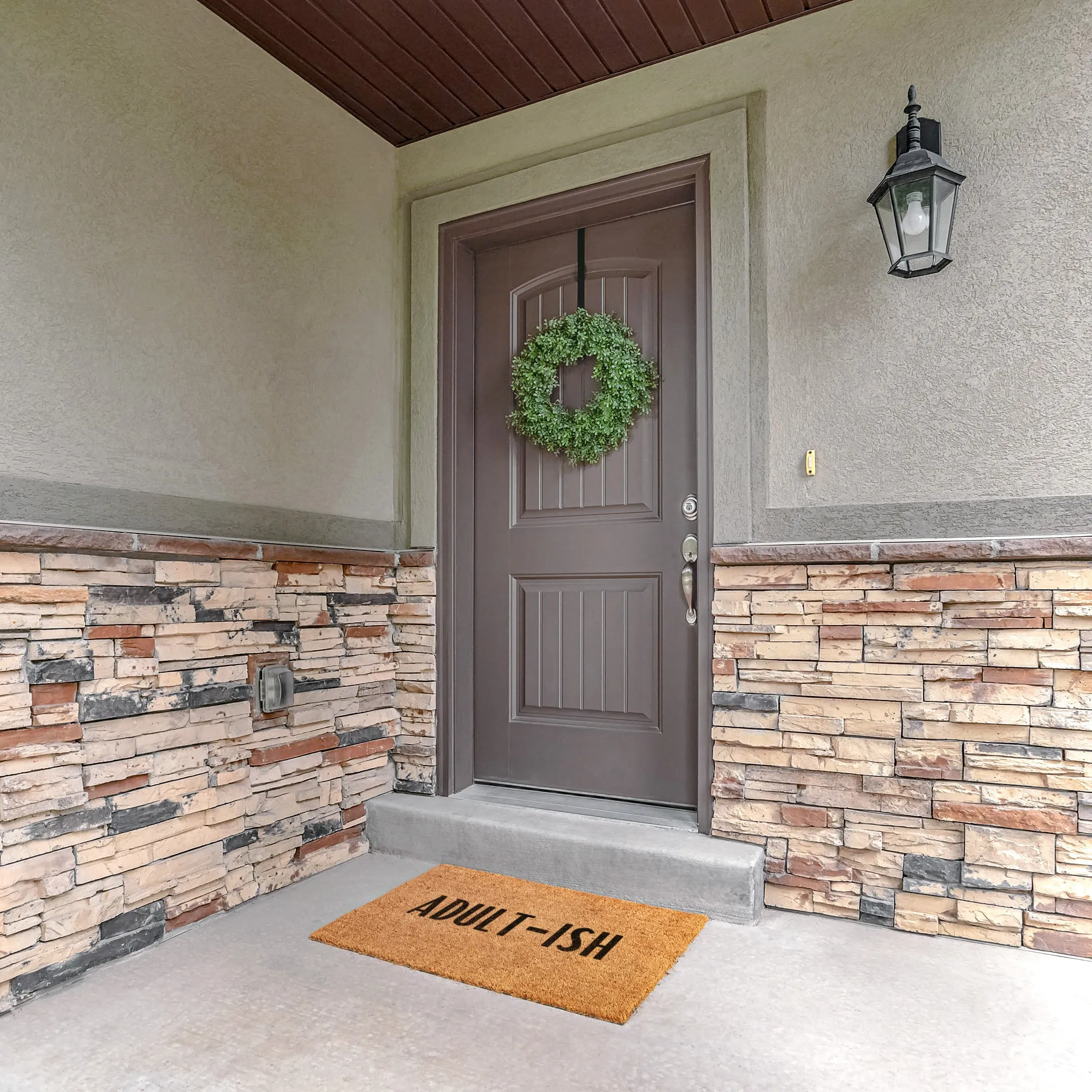 Funny Welcome Mat, Adult-ish Heavy Duty Coir Mat