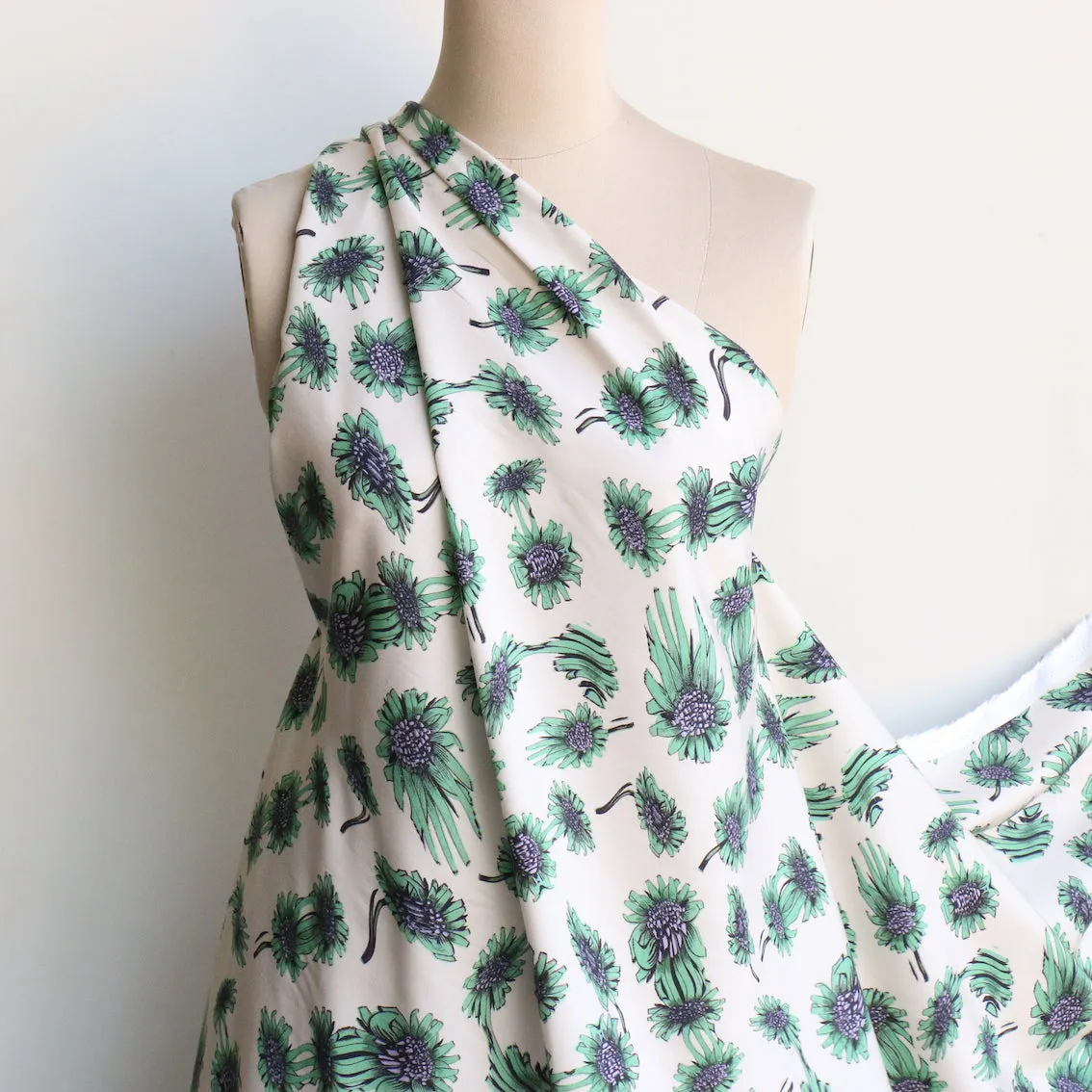 Girasole Green Lyocell Viscose