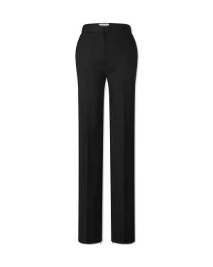 Grain De Poudre Stretch Wool Pants
