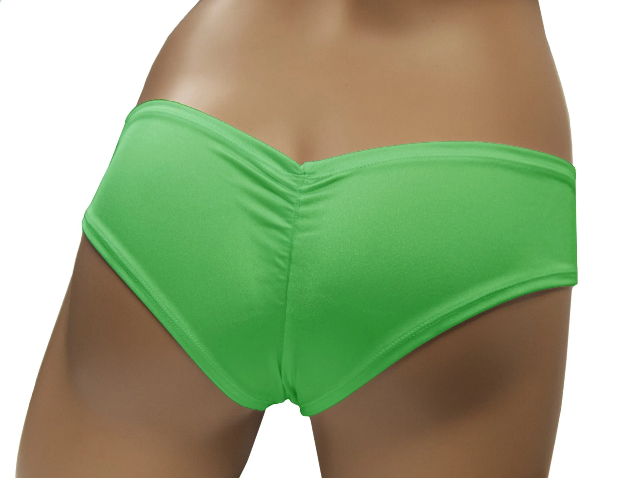 GREEN BOOTY SHORTS O/S