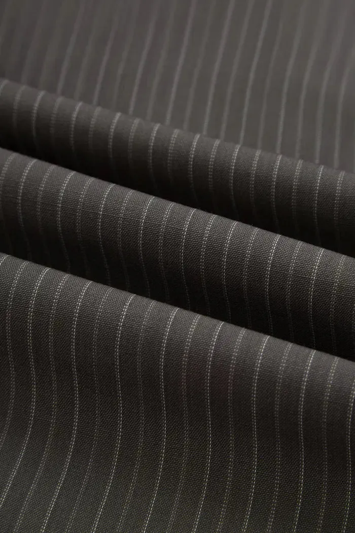 Hana Striped Pants in Fine Worsted Wool