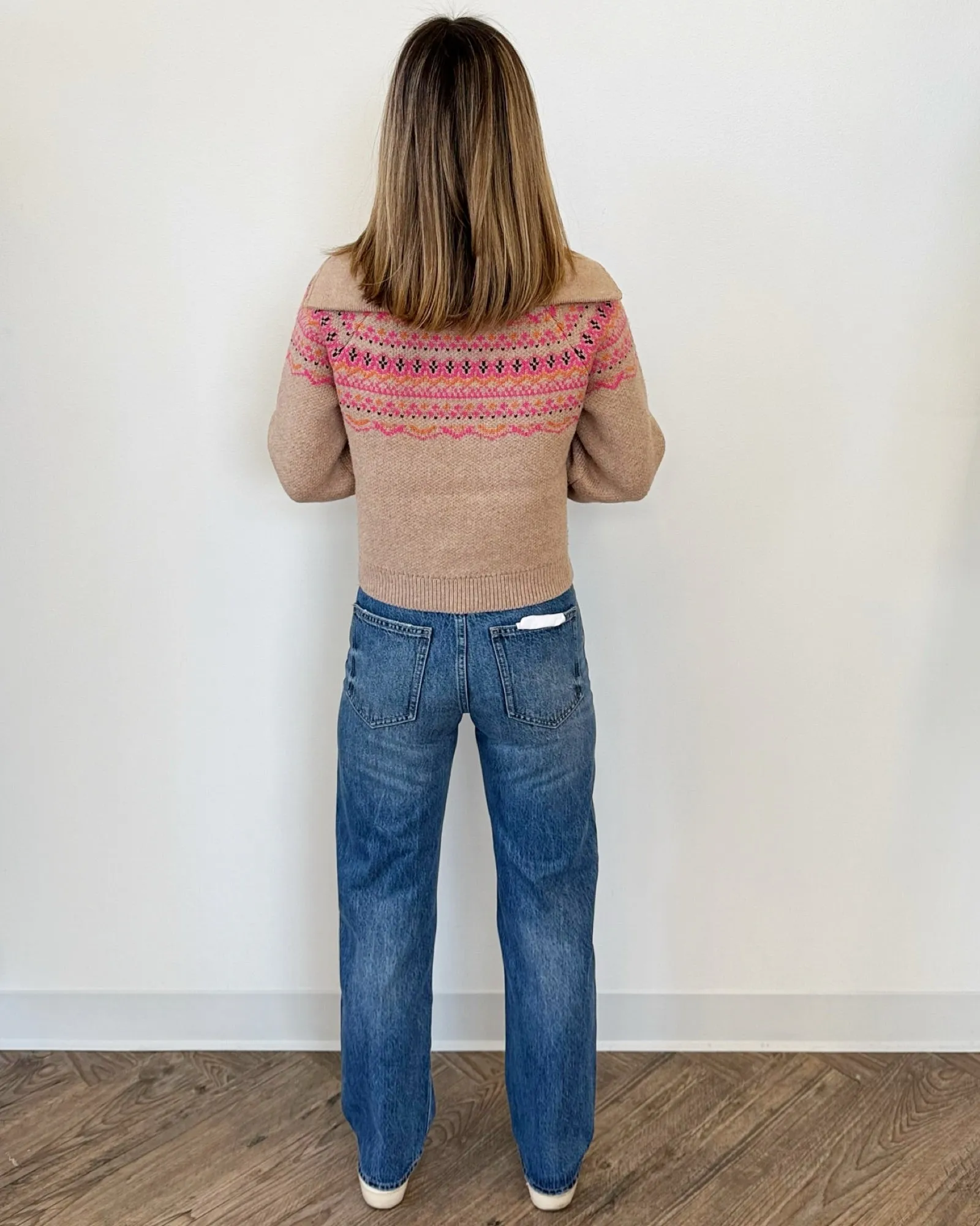 Harlow Bowed Straight Leg Denim