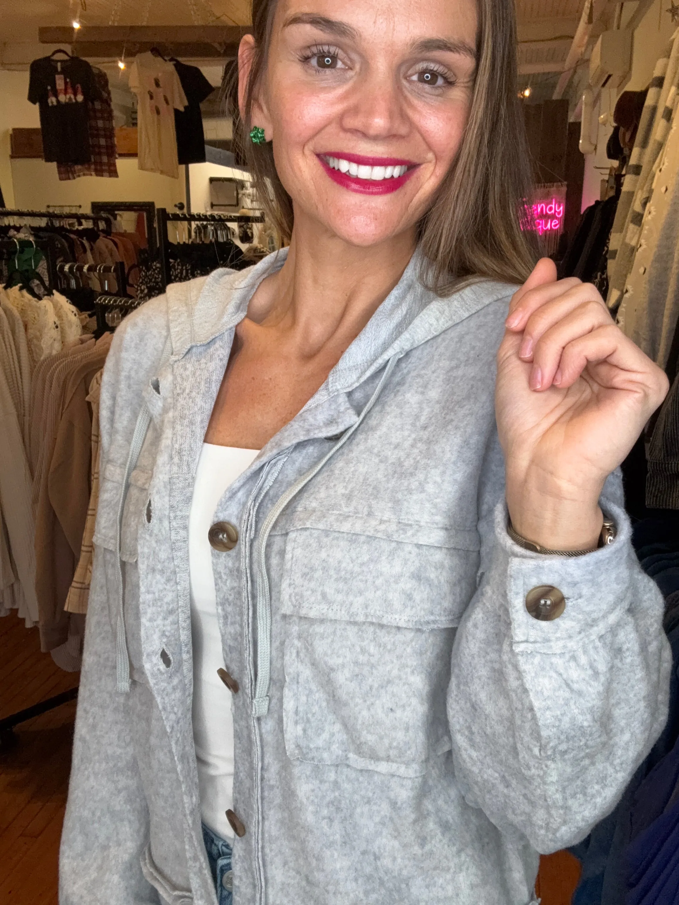 HARMONY GREY SHACKET