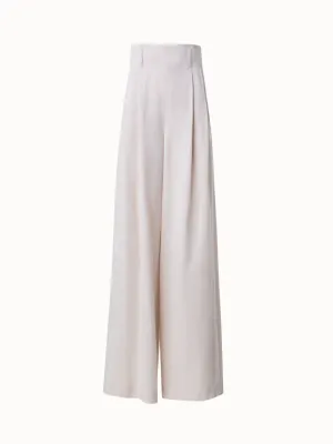 High Waisted XL Wide Leg Pants in Stretch Linen