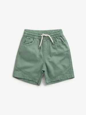 HOP Kids Sage Relaxed Fit Mid Rise Shorts
