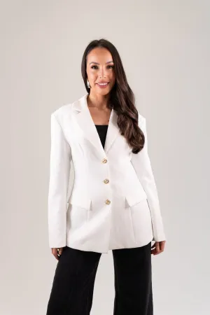 Kate Blazer In White