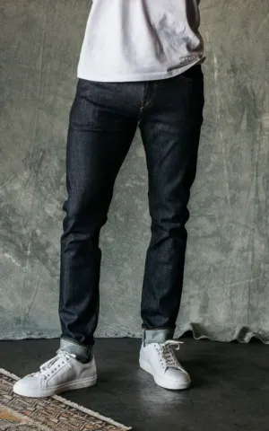 Kato CORE - The Scissors Slim Tapered 10.5 Oz Denim Jeans - Indigo Raw