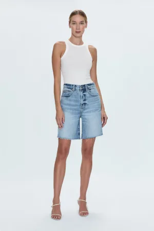 Kaylee High Rise Pinched Loose Straight - Boulder