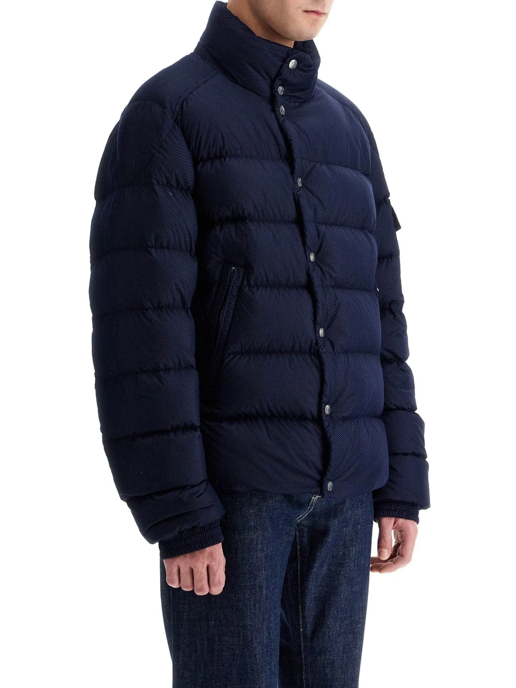 Lule Flocked Down Puffer Jacket