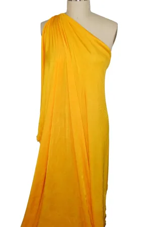 Lush, Drapey Italian Rayon Jersey - Sunflower Fields