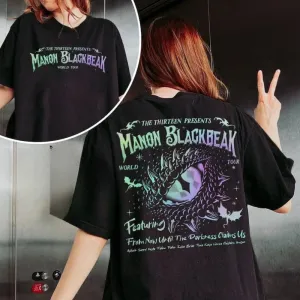 Manon Blackbeak Throne of Glass Shirt Comfort Cotton T Shirt for Women Casual Fashion Oversize Hip Hop Streetwear Summer Tops