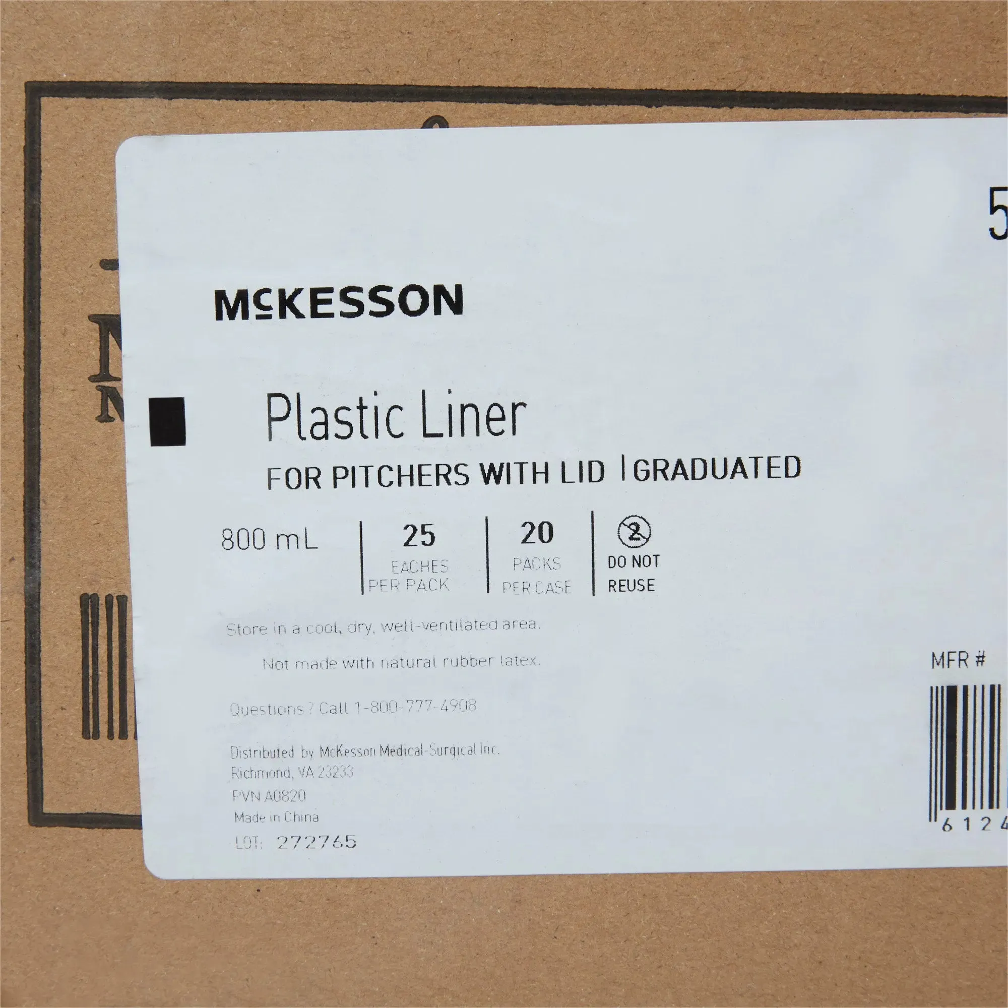 McKesson Plastic Liner