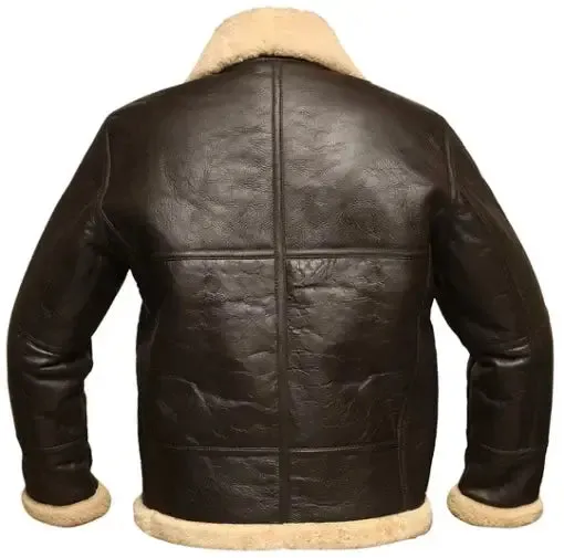Mens Aviator B3 Bomber Sheepskin Jacket